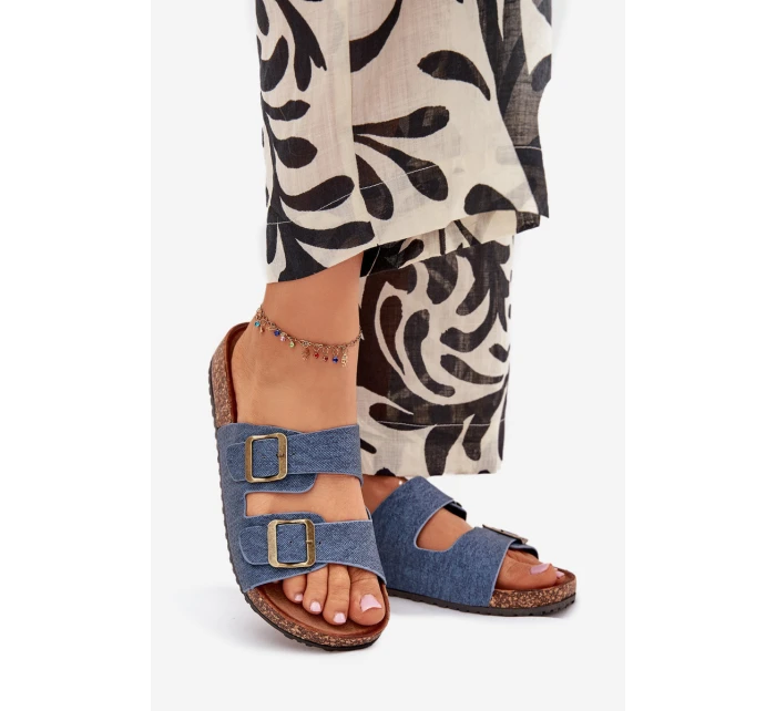 Dámské Pantofle Na Platformě S Přezkami model 21704354 - EVENTO Dámské Pantofle Na Platformě S Přezkami model 21704354 - EVENTO