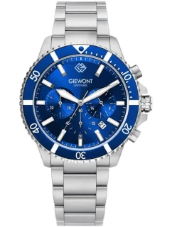 Pánske hodinky Giewont Chronograph Sapphire Silver Blue GW3970-B3