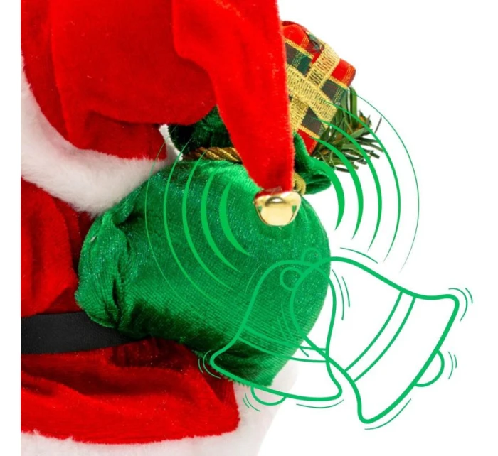 Vianočné dekoratívne mickey stojace deluxe 30cm RED detské Vianočné dekoratívne mickey stojace deluxe 30cm RED detské