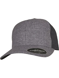 Flexfit 180 6-panelová čiapka „Delta“ 55.0180 modrá melírovaná/sivá melírovaná