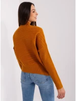 Sweter AT SW model 18904839 jasny brązowy - FPrice Sweter AT SW model 18904839 jasny brązowy - FPrice