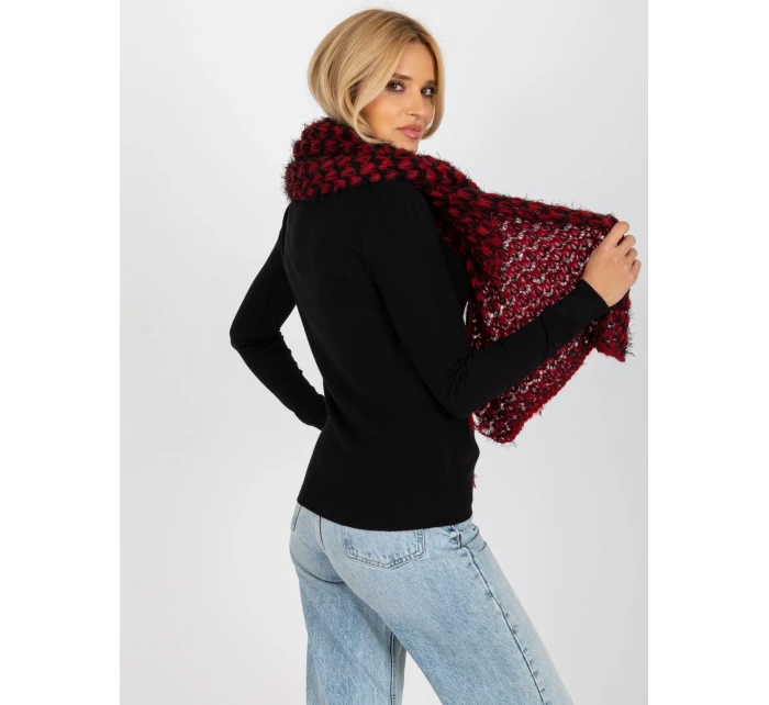 Šál AT SZ 3710.88 čierna a červená