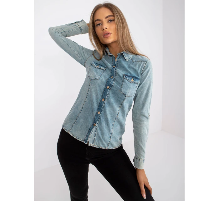 RO KS GMK 4009 košele.95 svetlo modrá