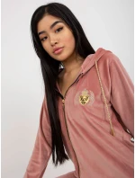 Dámska súprava RV KMPL 8443.98P tmavo ružová