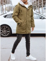 Pánská zimní bunda tmavě béžová Dstreet model 21971716 - FashionStreet