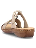 Pohodlné žabky W model 22050680 beige - Rieker