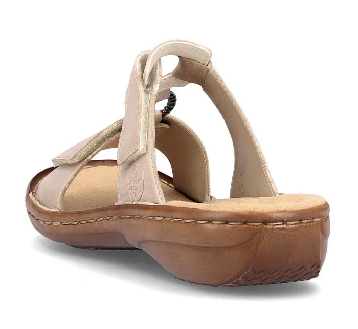 Pohodlné žabky W model 22050680 beige - Rieker