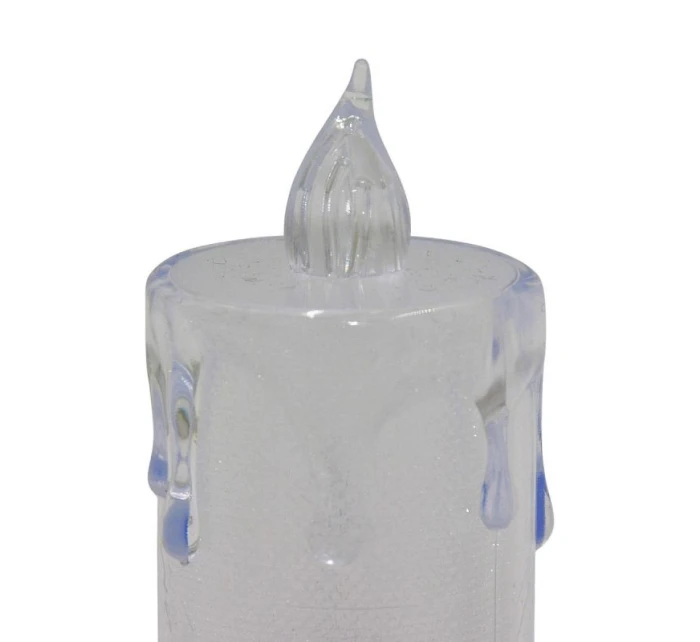 Dekoratívna sviečka 3,5x8 cm zdobená LED Dekoratívna sviečka 3,5x8 cm zdobená LED