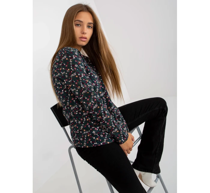 Blúzka D73771M10971AEN tmavo modrá