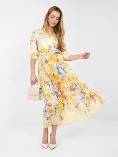 Sukienka IT SK model 21934260 jasny żółty - FPrice