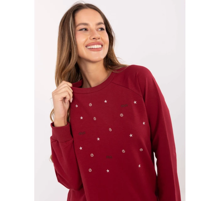 Bluzka RV BZ model 21406682 bordowy - FPrice