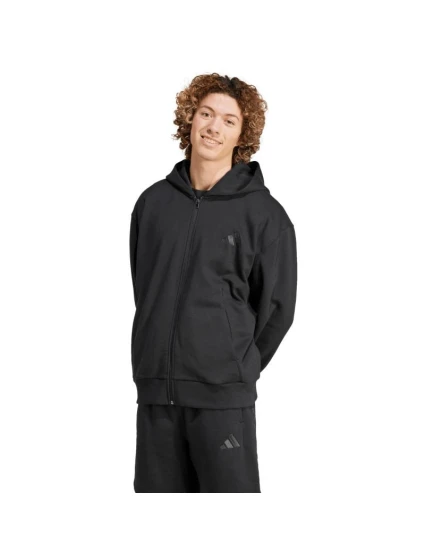Pánska mikina adidas All Szn Fleece Full-Zip Hoodie black IX1249 pánska