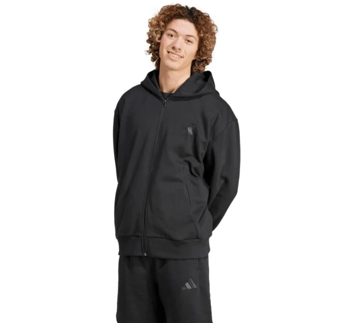 Pánská mikina All Fleece FullZip Hoodie černá pánská model 21493273 - ADIDAS Pánská mikina All Fleece FullZip Hoodie černá pánská model 21493273 - ADIDAS