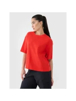 Dámské tričko z vaflového úpletu 4F 4FRSS25TTSHF2651-62S Dámské tričko z vaflového úpletu 4F 4FRSS25TTSHF2651-62S