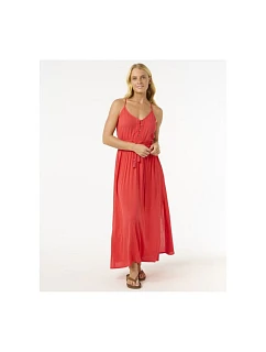 Šaty RIP CURL Classic Surf Maxi Dress, červené
