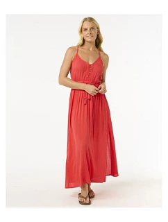 Šaty RIP CURL Classic Surf Maxi Dress, červené