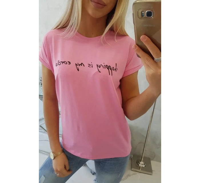 model 18746326 je moje kardio halenka světle růžová - K-Fashion model 18746326 je moje kardio halenka světle růžová - K-Fashion