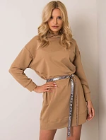 Šaty LK SK 508284.16X svetlo hnedá