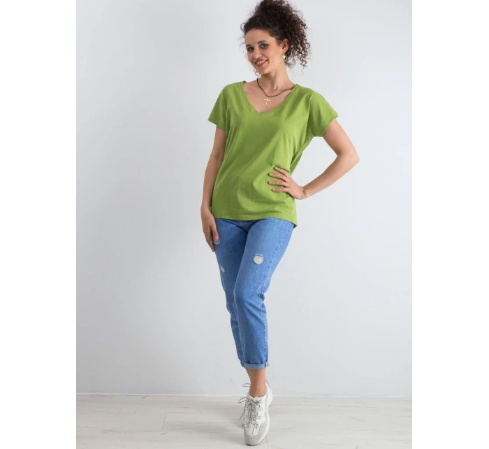 Tričko RV TS 4832.42P svetlo zelená