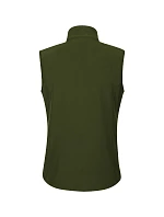 Trail softshellová vesta dámská military