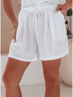 Dámské šortky RELAX white Dstreet model 21987458 - FashionStreet Dámské šortky RELAX white Dstreet model 21987458 - FashionStreet