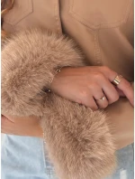 Dámská kožená bunda s velbloudí kožešinou Dstreet model 21991770 - FashionStreet