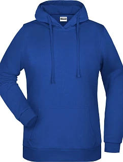 JN 795 Dámská mikina s kapucí model 22430512 dark royal - Daiber