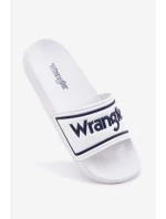 Klapki Męskie WRANGLER AVERELL SLIDER MEN LOW 20251042.1FG Białe Klapki Męskie WRANGLER AVERELL SLIDER MEN LOW 20251042.1FG Białe