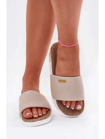 Klapki Damskie Big Star RR274A102 Beżowe