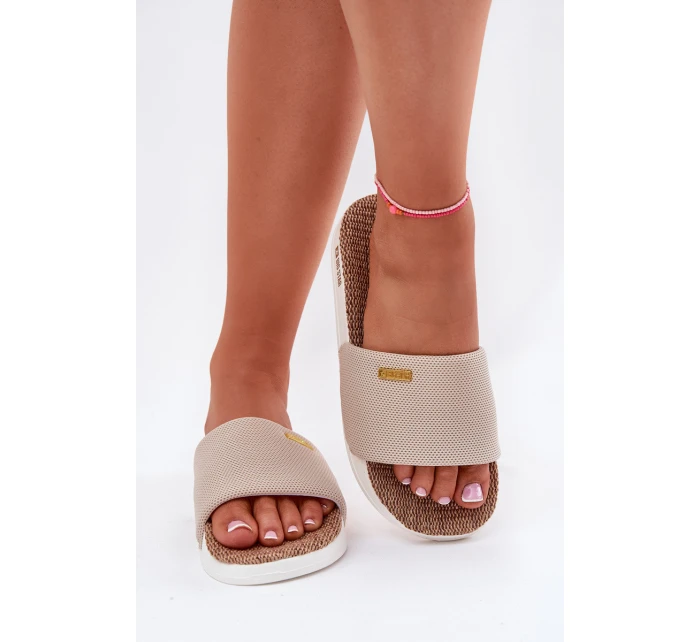 Klapki Damskie Big Star RR274A102 Beżowe