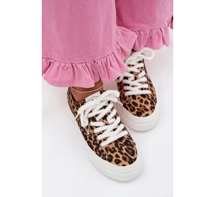 Dámské tenisky na platformě O`NEILL SPINNA C WOMEN LOW 90261009.92A Leopardí vzor
