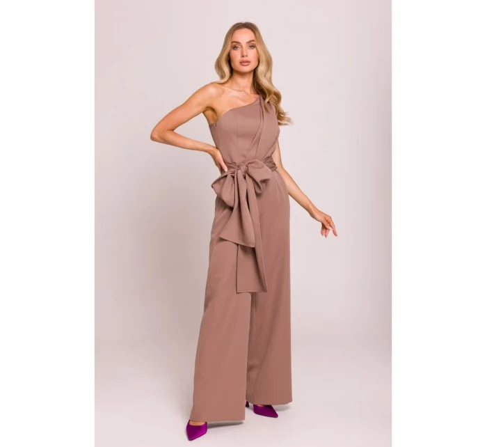 Kombinéza na jedno rameno se mocca model 20970556 - Moe Kombinéza na jedno rameno se mocca model 20970556 - Moe