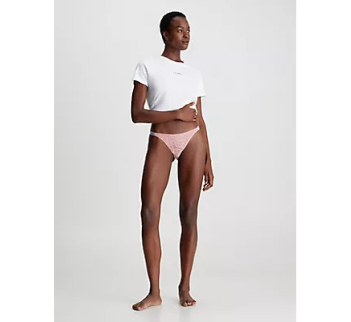 Spodní prádlo Dámské kalhotky STRING TANGA (DIPPED) 000QD5155ETQO - Calvin Klein