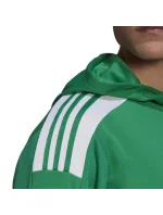 Pánská mikina s kapucí model 21035366 Zelená s bílou - ADIDAS