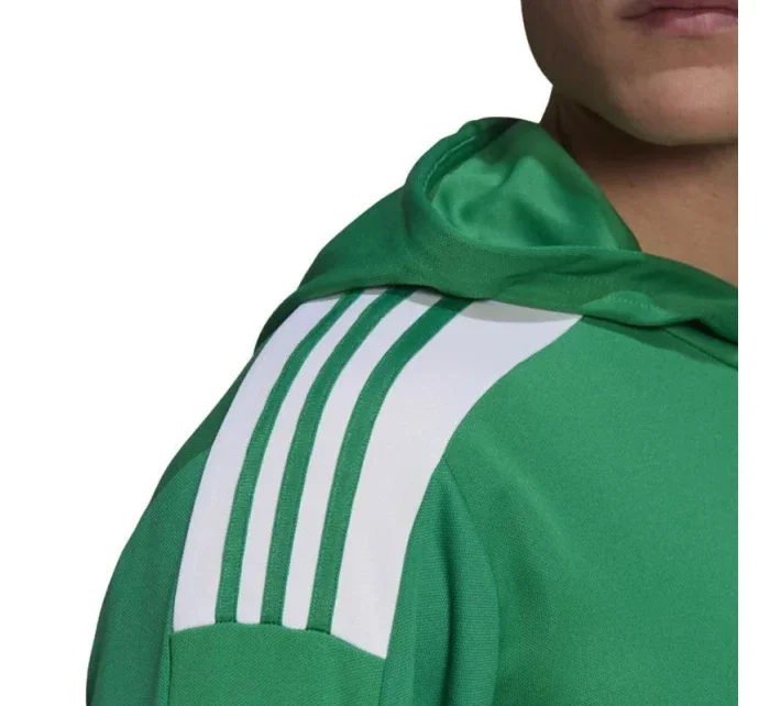 Pánská mikina s kapucí model 21035366 Zelená s bílou - ADIDAS