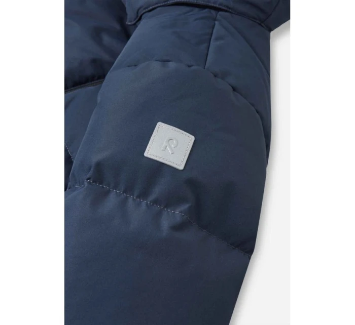dětská péřová bunda Navy 3 Junior Unisex nepromokavá tmavě modrá model 21351547 - Reima