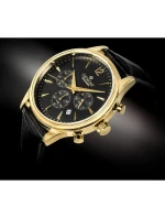 Pánské hodinky Chronograph Sapphire Black and Gold model 21807553 - Giewont Pánské hodinky Chronograph Sapphire Black and Gold model 21807553 - Giewont