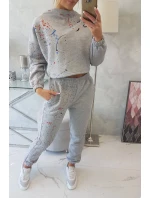 Izolovaná sada s barevným potiskem šedá