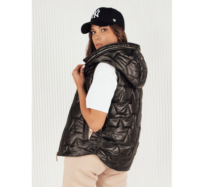 Dámska prešívaná vesta NICOLAS čierna FashionStreet TY4120