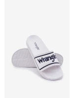 Klapki Męskie WRANGLER AVERELL SLIDER MEN LOW 20251042.1FG Białe Klapki Męskie WRANGLER AVERELL SLIDER MEN LOW 20251042.1FG Białe