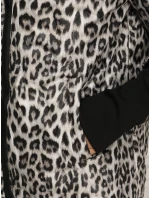 Dámská přechodná bunda s leopardím vzorem, bílá Dstreet model 21995910 - FashionStreet