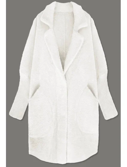 Vlnený prehoz z alpaky vo farbe ecru (7108)