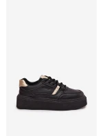 Dámské Sneakersy Na Platformě Big Star model 21706303 Černé - Big Star Shoes