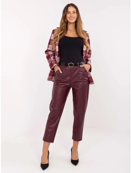 Spodnie IT SP model 21441131 bordowy - FPrice