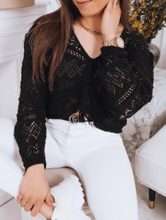 MISTELLA dámsky sveter čierny FashionStreet MY1538