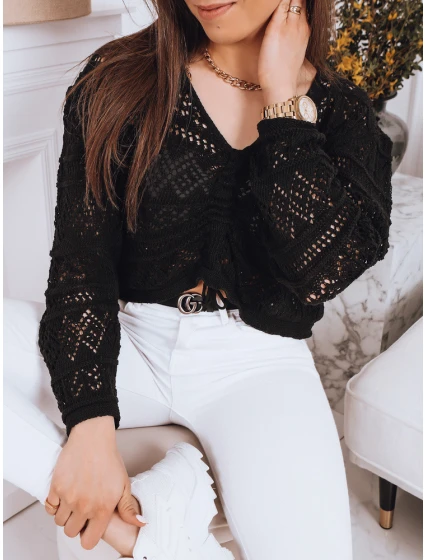 MISTELLA dámsky sveter čierny FashionStreet MY1538