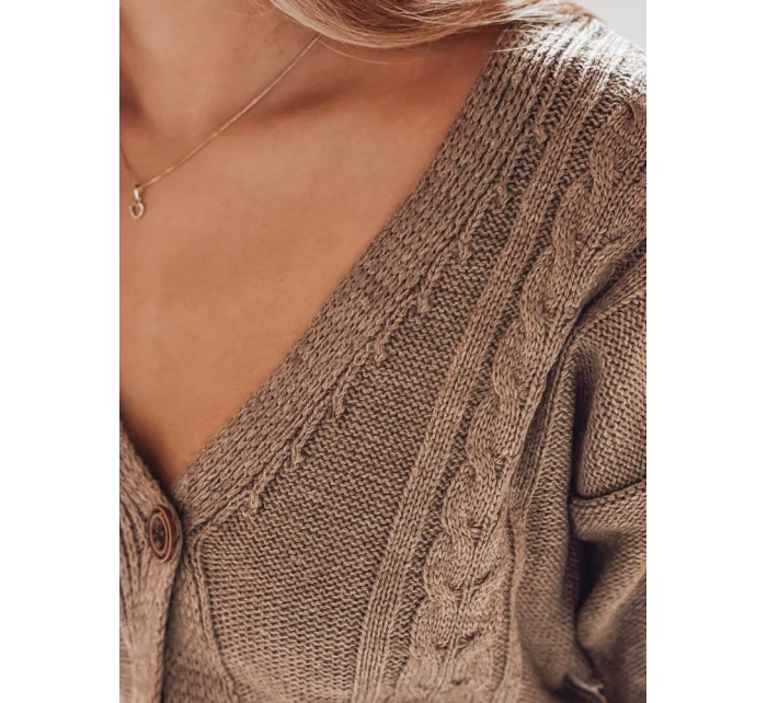 dámský svetr čokoládová Dstreet model 21967036 - FashionStreet