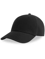 Atlantis Headwear Fraser 6-panelová čiapka s šiltom 33.0104 čierna Atlantis Headwear Fraser 6-panelová čiapka s šiltom 33.0104 čierna