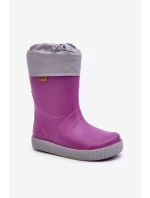 Dziecięce Kalosze Z Ocieplaczem Snow Wave Gokids 981 Fioletowe Dziecięce Kalosze Z Ocieplaczem Snow Wave Gokids 981 Fioletowe