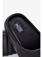 Piankowe Klapki Męskie Z Logo Big Star RR174A012 Czarne